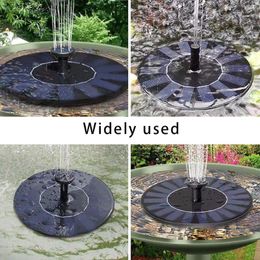 Garden Decorations Solar Floating Water Fountain Bird Bath Pump Multifunction Powered For Outdoor Pond Pool