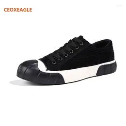 Casual Shoes Women Vulcanized Lace Up Round Toe Ladies Fashion Classic Cotton Fabric Shoe Daily Beach Footwear Size 35-40