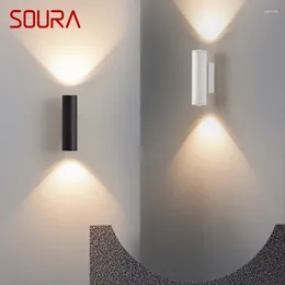 Wall Lamp SOURA Contemporary Indoor Living Room Bedroom Bedside Nordic Art El Corridor Hallway LED