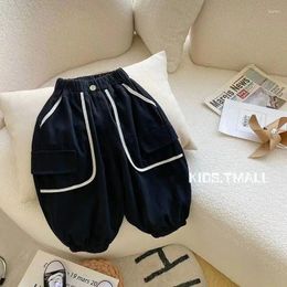 Trousers Boys Pants Spring Dress 2024 Baby Fashion And Autumn Loose Handsome Designable Boy Clothes
