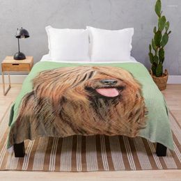 Blankets Briard Throw Blanket Personalised Gift