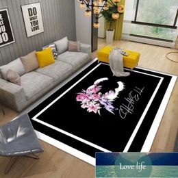 Brand Top Light Luxury Crystal Velvet Non-Slip Cool-Proof Wear-Resistant Stain-Resistant Living Room Sofa Full Carpet Coffee Table Bedroom Bedside Blankets