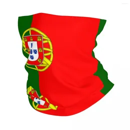 Scarves Current Flag Of Portugal Bandana Neck Cover Balaclavas Mask Scarf Multifunctional Headwear Running Unisex Adult Breathable