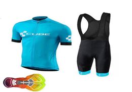 2020 High Quality 2020 Cube Team Road Bike Cycling Jersey Set Men Summer Mountain Bike Clothes Ropa Ciclismo Racing Sports Suit A16709363