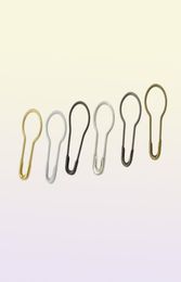 1000pcs 20mm Pear Shaped copper metal safety pins brass safety pins white gold black silver bronze color9365524