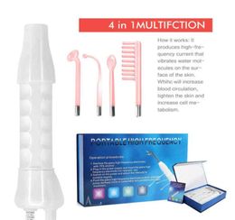 High Frequency Electrode Wand Electrotherapy Glass Tube Beauty Device Acne Spot Remover Facial Skin Care Spa Massager 2205203294353