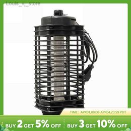 Mosquito Killer Lamps 220V Dual Size Selection New UV Lamp Electric Insect Black Mosquito Eliminator for Indoor and Outdoor Gardens 15W YQ240417