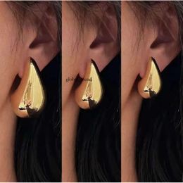 Designer Drop Earrings for Women 18K Gold Plated Hoop Triangle Glossy Light with Fashion Letters Retro Personality Stud for Party Jewellery Gift 551 206 297