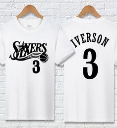 New Summer Basketball Team T Shirt Mens T Shirt Designer T Shirt Male Iverson 76 Letter Print Casual Shirts Short Sleeve Active9348407