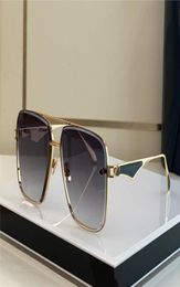 New fashion design sunglasses HALY II square cut lens K gold frame generous and versatile style outdoor uv400 protection glasses5888515