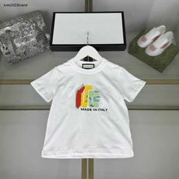 New baby T-shirt kids designer clothes Colorful logo girls Short Sleeve Size 100-150 CM boys tees summer child tshirt 24April