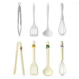 Cookware Sets Mini Kitchen Utensil Set Food-Grade Heat Resistant Cooking Utensils Safe Nonstick Supplies With Hang Hole Design