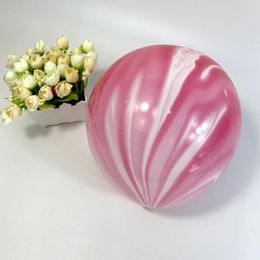 Party Decoration 20pcs 10/12inch Thick Cloud Oil Color Agate Balloons Wedding Birthday Marbling Fire Balloon Supplies