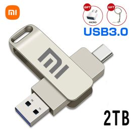 Adapter XIAOMI Original USB 3.0 Pendrive 2TB Highspeed Pen Drive 4TB Metal Cle USB Flash Drive 512GB 256GB Portable SSD Memoria TypeC