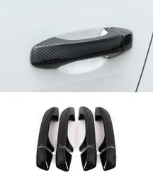 Car Accessories ABS Carbon Gate Door Handle Trim Frame Sticker Cover Exterior Moulding for VW Golf MK6 6A 2008-20128551855