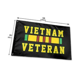 Banner Flags Vietnam Veteran 3X5 Feet Outdoor Garden Flag American Military Family Decoration Fast 2482822 Drop Delivery Home Festiv Dhfwi