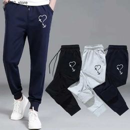 Men's Pants Mens casual sports pants outdoor jogging sportswear gym wool sports pants drag fitness pants Q240417