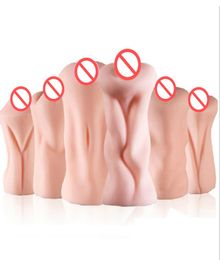 6 Option Realistic Vagina Silicone Sex Doll Artificial Vagina Real Pocket Pussy Male Masturbator Sex Cup Adult Sex Toys for Men4979733