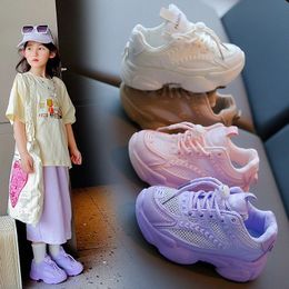 Girls Shoes Children's Sports Running Fashion Big Kids Soft Sole Toddler Youth Spring Autumn Summer Shoe size eur 23-37 j534#