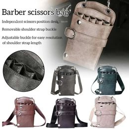 Scissors Bag Clips Comb Case Hairdressing Barber Holder Pack Belt Salon Pouch Scissor Holster Tool Hair Waist PU Lea M2a0