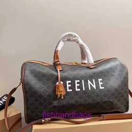 Luxury Designer tote Bags Selinss online store Womens New Arc de Short Distance Travel Bag Leather Handbag Large Capacity One With Original Logo Q8TS