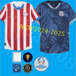 2024 2025 Paraguay Soccer Jersey 24 25 Copa America Camisa new Home Away Football Shirt Kit Size S-4XL