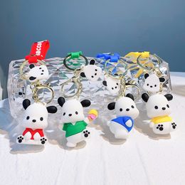 Decompression Toy Puppy three-dimensional doll car keychain pendant charm night market stall car key chain