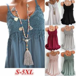 Casual Dresses Amazon Slip Dress Seven-Color Eight-Size Lace