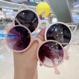 Sunglasses Children Cute Girls Summer Boys Cat Ears Animal Cartoon Lovely Vintage Sun Glasses Uv Protection Eyewear