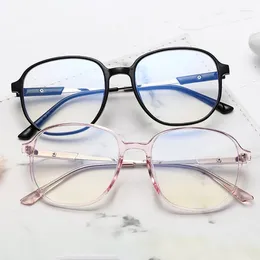 Sunglasses Frames Fashion All-Match Plastic Glasses Frame Full Rim Eyewear Unisex Myopia Spectacles With Spring Hinges Arrival Anti Blue Ray