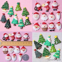 Fridge Magnets 1 Set Christmas Decoration Fridge Magnets Santa Claus Resin Accessories Christmas Accessories DIY Ornaments Home Decoration Gift