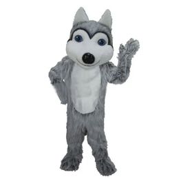 2024 High quality Friendly Husky dog Mascot Costumes Hallowen Stage Performance Activity Sales Promotion Christmas dress Costuming