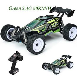 Diecast Model Cars Top 16201 RC Car 2.4G 390 Moter High Speed Racing With Tail 4WD Drift Remote Control Off-Road 4x4 Truck Toys For Adults And Kids J240417