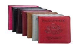 Card Holders RFID United States PU Leather Blocking Passport Holder Wallet Cover Travel Document Organizer Case Men Women Slot63198882264