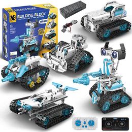 Diecast Model Cars Technology Intelligent Robot K96132 Application for Remote Control of Building Blocks Programmable USB Gift Set Toys for Building Ch J240417