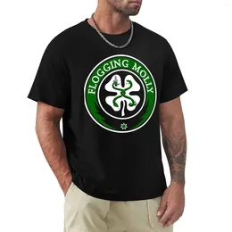 Men's Polos Flogging-Molly Logo T-Shirt Oversized Blacks Slim Fit T Shirts For Men