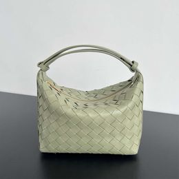 High Quality Cavern Green Evening Bags Mini Jodie Lunch Box Bag Fashion Knitted Purses Famous Designer Hobo Handbag Female Wallet