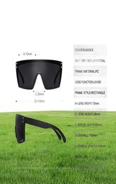 2021 High quality luxury Heat Wave brand sunglasses square Conjoined lens Women men sun glasses UV4001000691