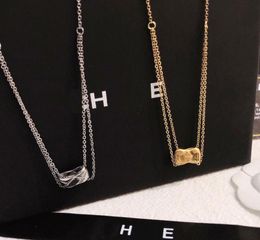 Luxury Design Diamond Necklace Designer Jewellery Pendant Necklace Fashion Young Style Long Chain Gold Plated Silver Accessories Exq8045991