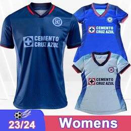 23 24 Mexico Cruz Azul Women Soccer Jerseys RODRIGUEZ MORALES ANTUNA DUENAS MOISES TABO LOTTI ESCOBAR ROTONDI Home Away 3rd Football Shirts