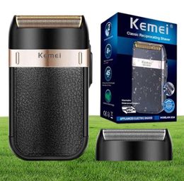 Kemei KM2024 Electric Shaver for Men Twins Blade Waterproof Reciprocating Cordless Razor USB Rechargeable Shaving Machine Trimmer8443300