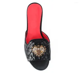 Casual Shoes Luxury Fashion Brand Designer Summer Women's Flats 2024 Style Mule Plus Size Banquet Wedding Sandals