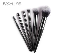 FOCALLURE 6 pcs Makeup Brush Set Professional High Quality Soft Cosmetics Blush Eyeshadow Brush for Makeup6937760