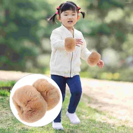 Knee Pads Fur Furry Wrist Warmer Wristlet Warmers Winter Glove Korean Wristband