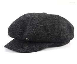 Berets Beret Hat Men Classic Vintage Autumn 2022 Peaky Blinders Men039s Cap Boina Italiana Hombre Octagonal Sboy Male5808754
