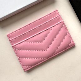 Designerkortshållare Fashion Brand Bag Lady Penche Purse Woman Card Package Real Leather Shopping Purses Luxury Wallet