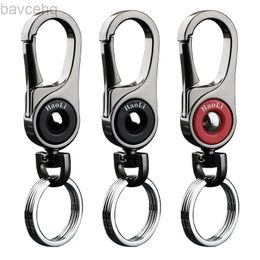 Keychains Lanyards Titanium Carabiner Key Clip Edc Key Ring Loop Hook Titanium Car Keychain Creative With Corkscrew Keychain Pendant Gift For Man d240417