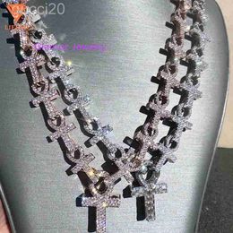 Lifeng Jewelry Pass Diamond Tester VVS Moissanite Iced Out Hip Hop Chain Link Chain Pingente 925 Colar personalizado de prata XCO9 WCUX V4LF