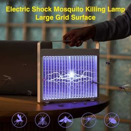 Mosquito Killer Lamps 2023 Mosquito Lamp Electric Shock Mosquito Eliminator USB Charging Fly Catcher Portable Suspended Vertical UV Mosquito Repellent YQ240417