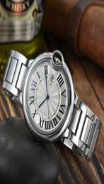 Mens Watches Fashion Design Quartz Movement Battery Luminous Watch Stainless Steel Strap Jewelry Clasp Casual Dress Wristwatch Spl1783168